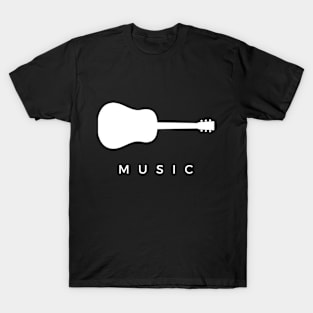 Music Acoustic Guitar T-Shirt